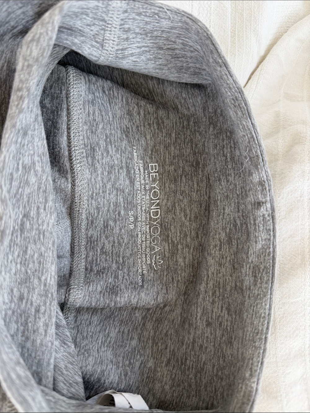 Beyond Yoga Heather Gray Leggings